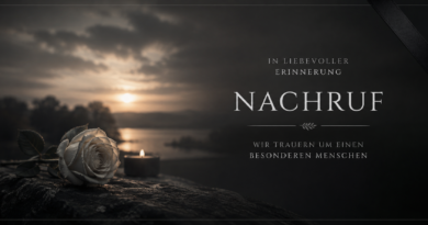 Nachruf für Fritz Strüber Nachruf für Fritz Strüber